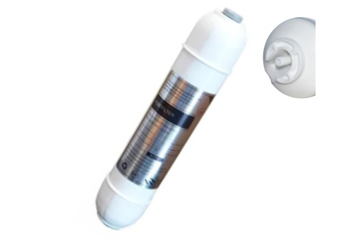 LUXESTYLE v�ztiszt�t� akt�vsz�n ut�sz�r�, granul�lt GAC, kompakt, In-Line 2", Push-In csatlakoz�s