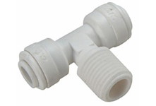 K�ls�menetes "T" eloszt� bek�t�-idom 1/4"x1/4"x1/4", Quick, szimmetrikus