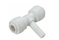 Csatlakoz� pipa "T" 1/4"x1/4"x1/4", Quick, szimmetrikus